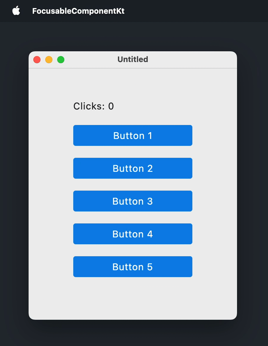A custom focusable component