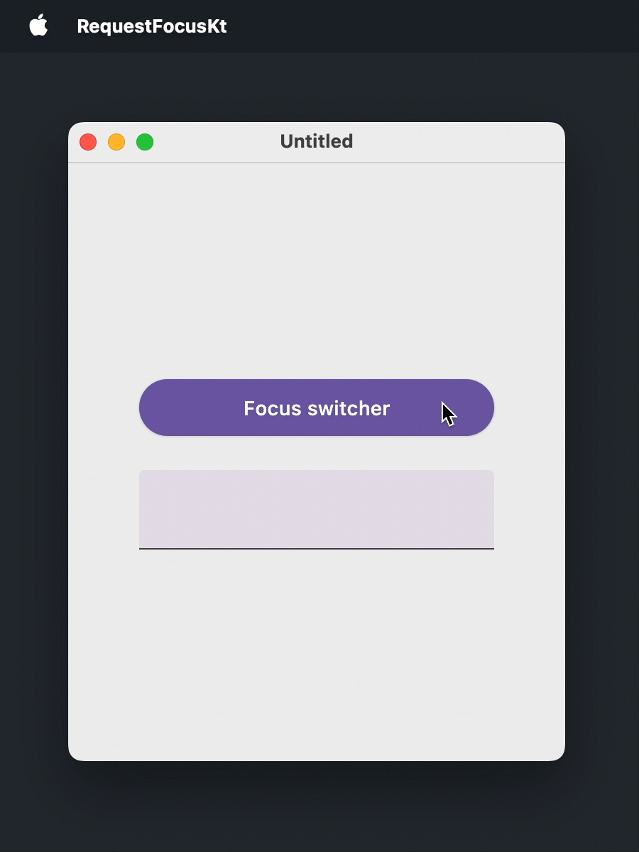 Moving focus from code