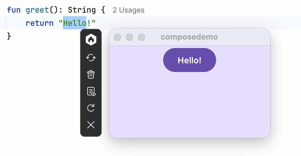 Compose Hot Reload