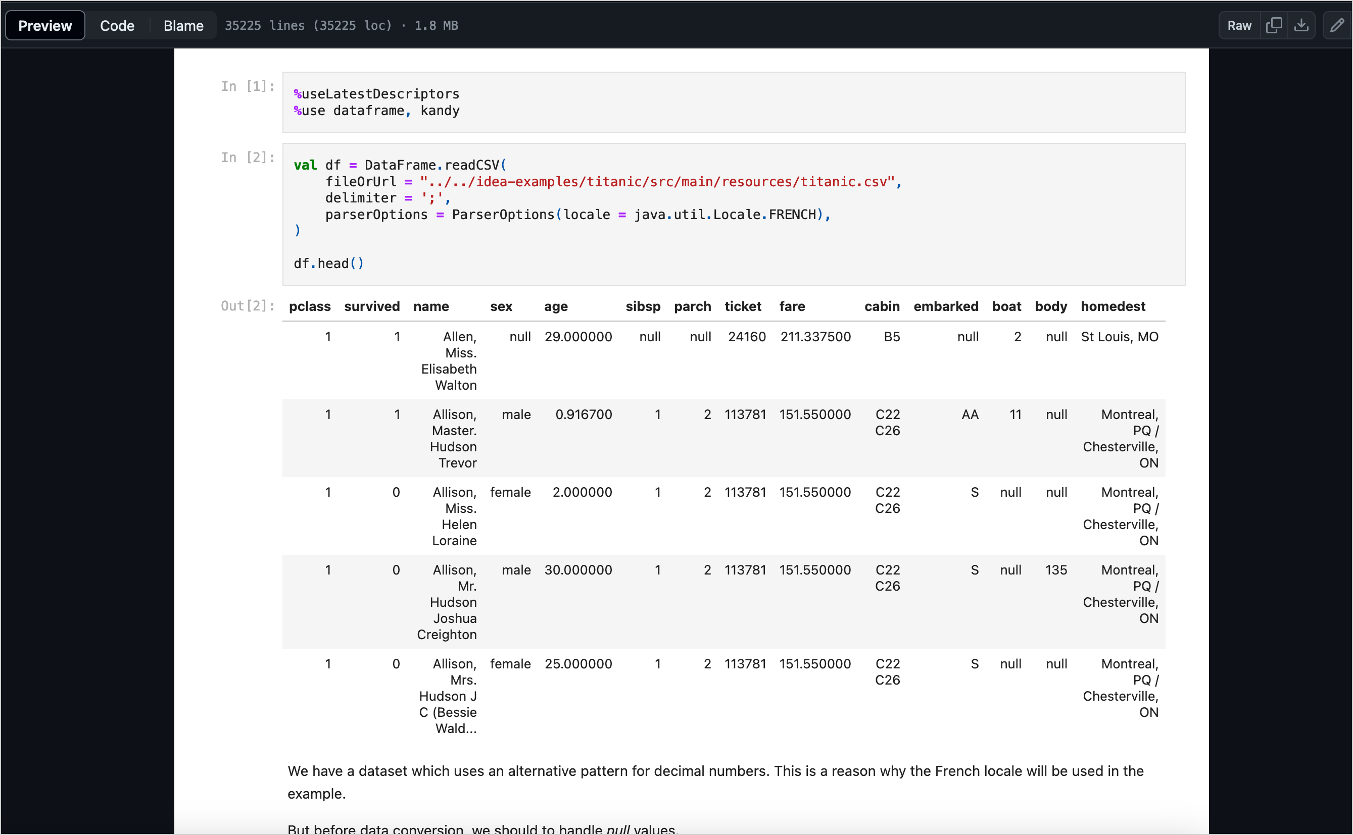 GitHub Notebook 示例