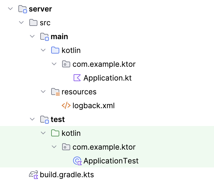Kotlin Multiplatform 项目中 server 文件夹的内容
